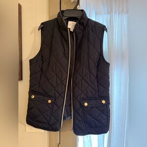 St. John's Bay Black Quilted Vest